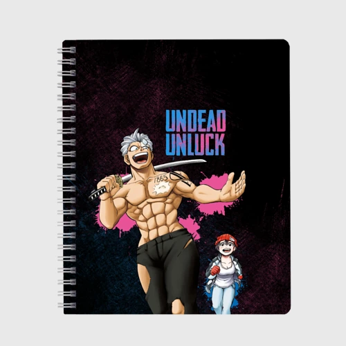 Тетрадь Undead Unluck - Fuuko and Andy