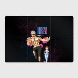 Магнитный плакат 3Х2 Undead Unluck - Fuuko and Andy