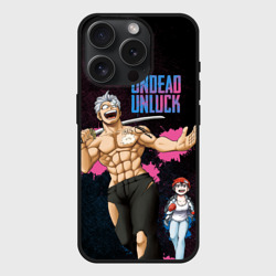 Чехол силиконовый для Apple iPhone 15 Pro матовый Undead Unluck - Fuuko and Andy