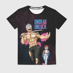 Женская футболка 3D Undead Unluck - Fuuko and Andy