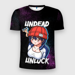 Мужская футболка 3D Slim Undead Unluck - Characters