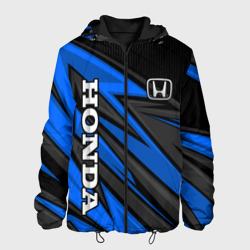 Honda motors - синяя спортивная абстракция – Мужская куртка 3D с принтом купить со скидкой в -10%
