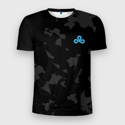 Мужская футболка 3D Slim Cloud9 - Форма команды,чёрный камуфляж 2024