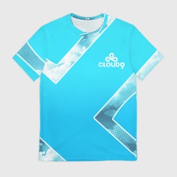 Мужская футболка 3D Cloud9 - Форма команды,облака 2024