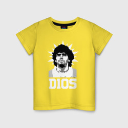 Детская футболка хлопок Dios Diego Maradona