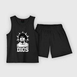 Детская пижама с шортами хлопок Dios Diego Maradona
