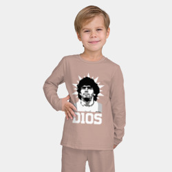 Детская пижама с лонгсливом хлопок Dios Diego Maradona - фото 2