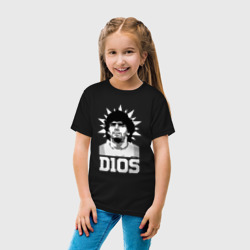 Детская футболка хлопок Dios Diego Maradona - фото 2