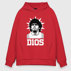 Мужское худи Oversize хлопок Dios Diego Maradona