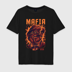 Мужская футболка хлопок Oversize Mafia ape