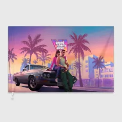 Флаг 3D Главные герои gta 6