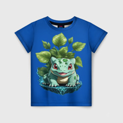 Бульбазавр покемон – Детская футболка 3D с принтом купить со скидкой в -33%