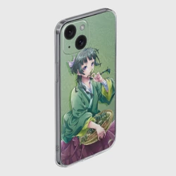 Чехол для iPhone 15 силиконовый с защитой камеры Монолог фармацевта Маомао - фото 2