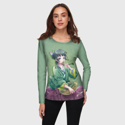 Женский лонгслив 3D Монолог фармацевта Маомао - фото 2