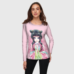 Женский лонгслив 3D Маомао - Монолог фармацевта - фото 2