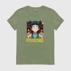 Женская футболка хлопок Apothecary Diaries - poisons Maomao