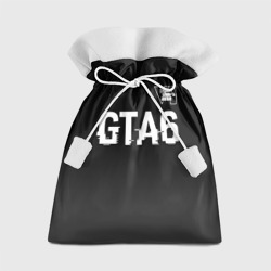 Подарочный 3D мешок GTA6 glitch на темном фоне посередине