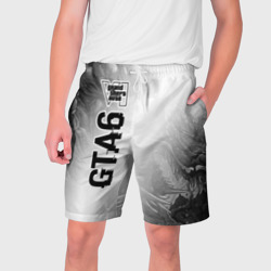 Мужские шорты 3D GTA6 glitch на светлом фоне по-вертикали