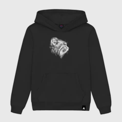 Мужская толстовка хлопок Профиль манула