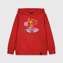 Детская толстовка хлопок Сирена - дракоша