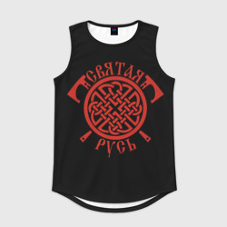 Мужская спортивная майка 3D Символика с топорами - святая русь