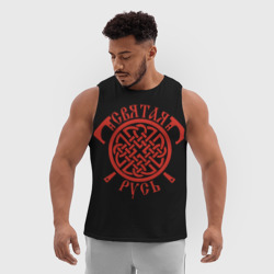 Мужская спортивная майка 3D Символика с топорами - святая русь - фото 2