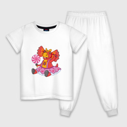 Детская пижама хлопок Сирена - дракоша 3
