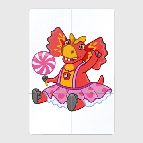 Магнитный плакат 2Х3 Сирена - дракоша 3