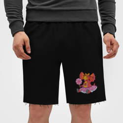 Мужские трикотажные шорты футер хлопок Сирена - дракоша 3 - фото 2