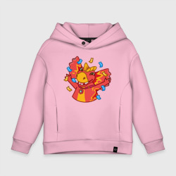 Детское худи Oversize хлопок Сирена - Турбозавры