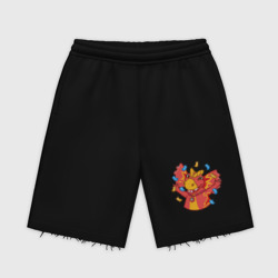 Мужские трикотажные шорты футер хлопок Сирена - Турбозавры