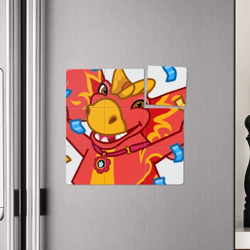 Магнитный плакат 3Х3 Сирена - Турбозавры - фото 4