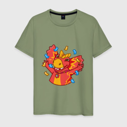 Мужская футболка хлопок Сирена - Турбозавры