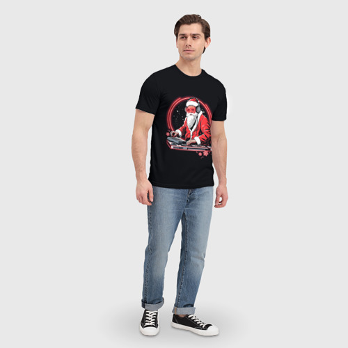 Мужская футболка 3D с принтом Саната диджей, вид сбоку #3
