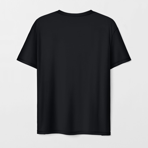Мужская футболка 3D с принтом Саната диджей, вид сзади #1