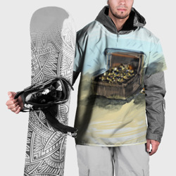 Накидка на куртку 3D Сундук с сокровищами