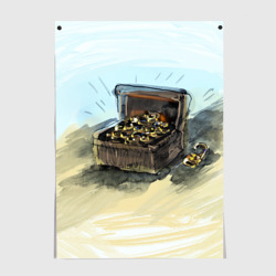 Постер Сундук с сокровищами