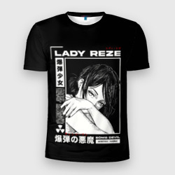 Мужская футболка 3D Slim Reze - Chainsaw man 