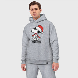 Мужской костюм oversize хлопок Snoopy stay cool   - фото 2