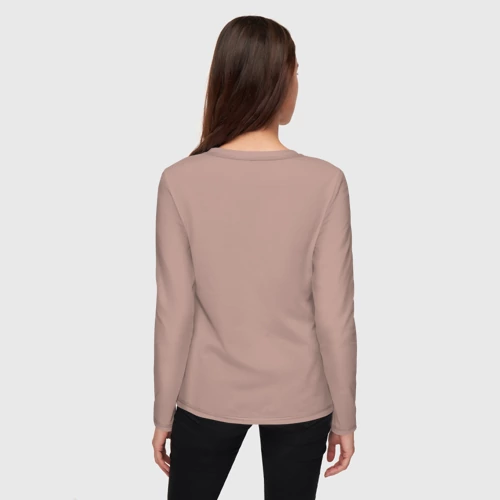 Женский лонгслив хлопок Капибара: мотаю нервы - фото 4