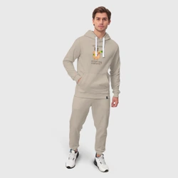 Мужской костюм хлопок с толстовкой Капибара: мотаю нервы - фото 2