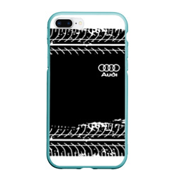Чехол для iPhone 7Plus/8 Plus матовый Audi sportcolor