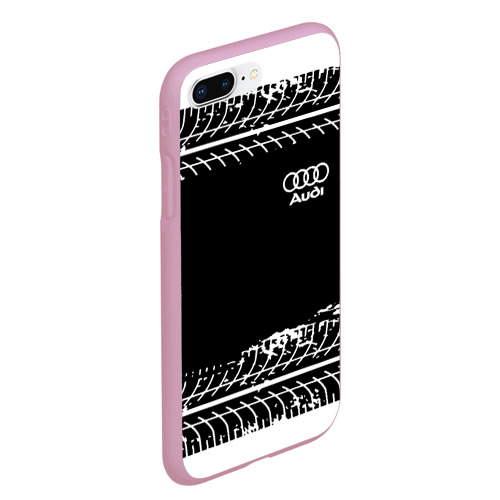 Чехол для iPhone 7Plus/8 Plus матовый с принтом Audi sportcolor, вид сбоку #3