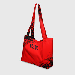 Пляжная сумка 3D AC DC skull rock краски - фото 2