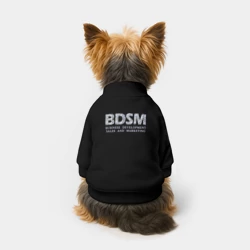Свитшот для собак хлопок BDSM - business development sales and marketing - фото 2