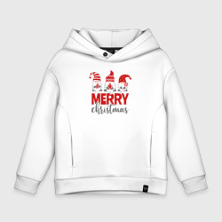 Детское худи Oversize хлопок Merry Christmas dwarves