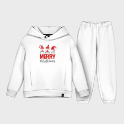 Детский костюм хлопок Oversize Merry Christmas dwarves