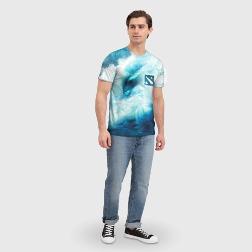 Мужская футболка 3D с принтом Dota 2 - Morphling, вид сбоку #3