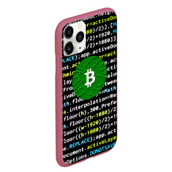 Чехол для iPhone 11 Pro Max матовый Bitcoin сатоши  - фото 2