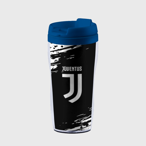 Термокружка-непроливайка Juventus спорт краски, цвет синий